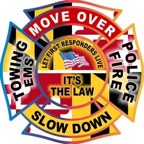 Move Over Slow Down Its The Law Decal Powercall Sirens Llc