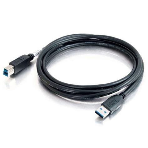 C2g Usb 30 Ab Printer Cable Black 1m Dell Uk