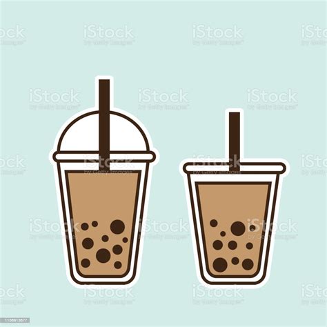 I drew me enjoying so boba. Delicious Boba Tea Stock Illustration - Download Image Now - iStock