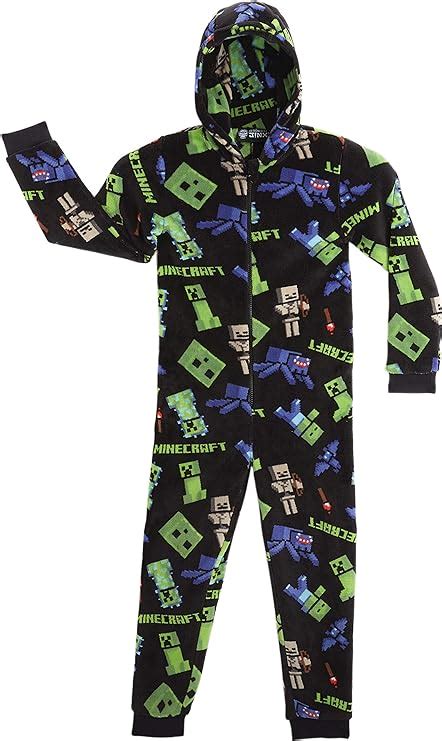 Minecraft Onesie For Boys Kids Pyjamas All In One Children Pj