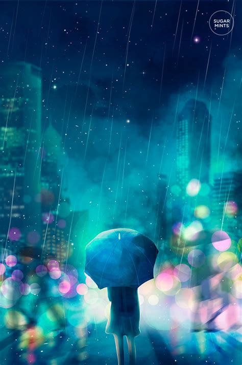 Anime 90er jahre aesthetic wallpaper iphone 43 ideen. Anime Rain Cityscape Poster, Anime Scenery Poster, Tokyo ...