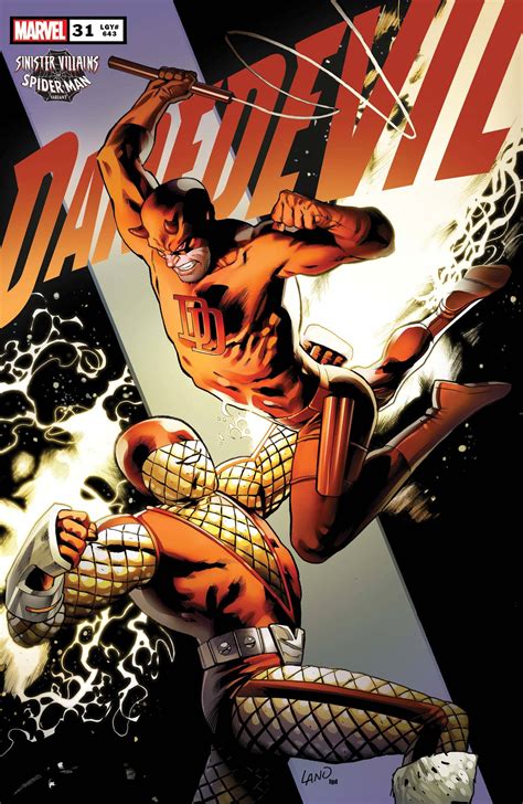 Daredevil 31 Land Spider Man Villains Cover Fresh Comics
