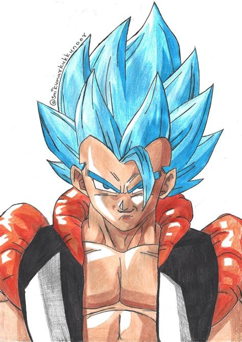 Dargoart Drawing Of Gogeta Quick Drawing Of Gogeta By Ssgvegito On