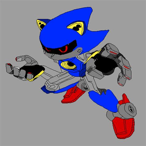 Pixilart Metal Sonic By Sonic Gamer