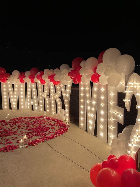 Marry Me Setup Design By Violeteventdesign Wedding Proposals