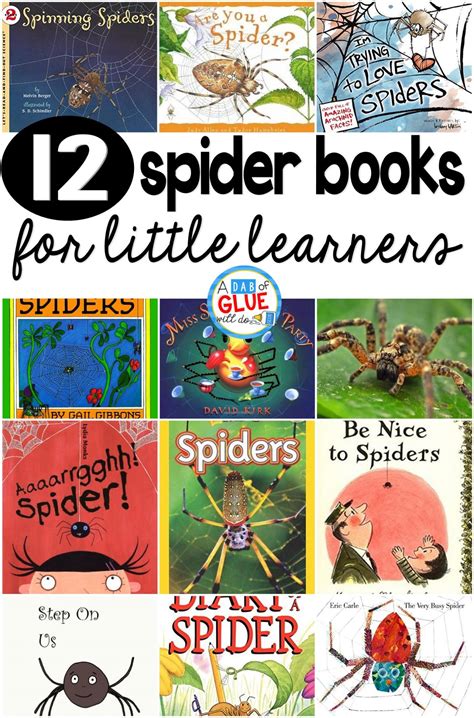 12 Spider Books For Little Learners