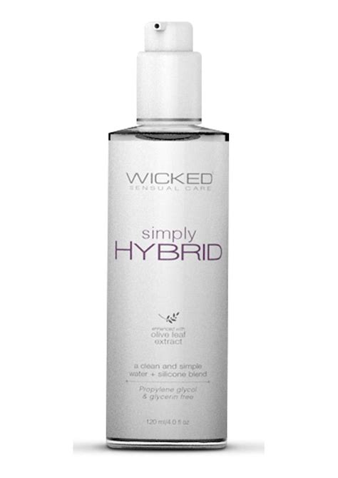 Wicked Sensual Care Simply Hybrid With Olive Leaf Extract 4 Ounce Bottle Shop Velvet Box Online