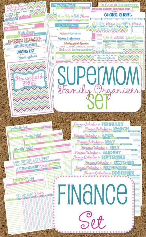 Retention of important family papers and records. EDITABLE and INSTANT DOWNLOAD-Mom Planner Printables ...
