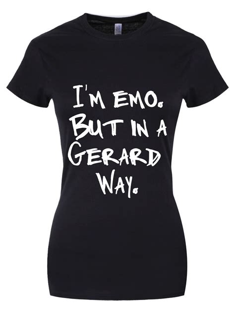 Arid desert lands cover about one third of the earth's surface. I'm Emo But In A Gerard Way Ladies Black T-Shirt in 2020 ...