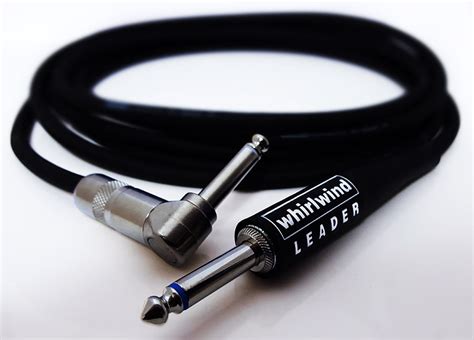 Whirlwind 10 Leader Cable W Right Angle Plug L10r Whirlwinduk