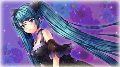 Download Hatsune Miku Anime Vocaloid Hd Wallpaper By ルチル