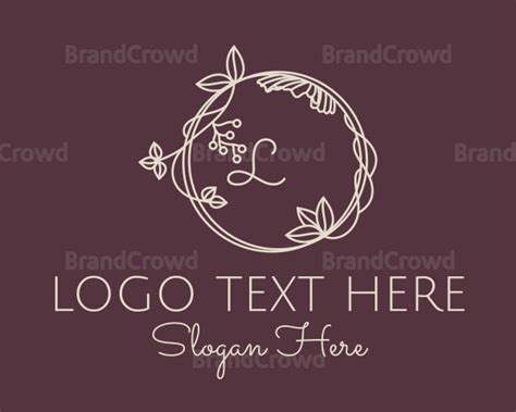 Handicraft Embroidery Letter Logo Brandcrowd Logo Maker