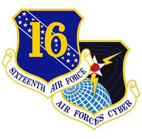 16th Af And Air Forces Cyber Emblems