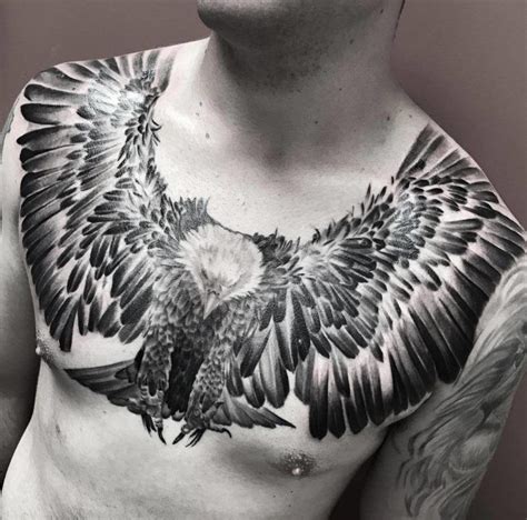 Flying Eagle Shoulder Tattoo