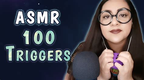 Asmr 100 Triggers Challenge Talking And No Talking Triggers Fast And Aggressive Youtube