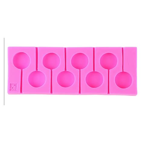 molde de silicone para pirulito de cristal grande c 8 cavidades c4142