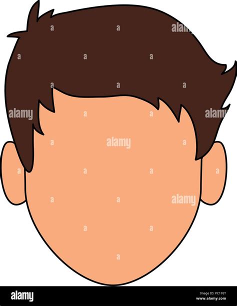 Man Faceless Head Vector Illustration Graphic Design Stock Vector Image And Art Alamy
