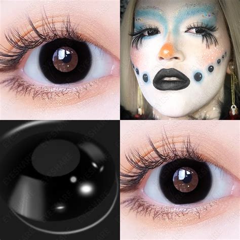 Eyeshare Halloween Cosplay Pure Black Color Contact Lenses Eyesharelens