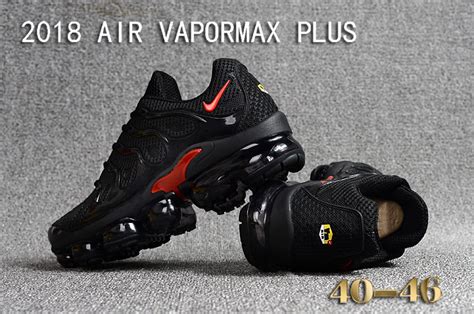 Nike Air Vapor Max Plus Tn Tpu Running Shoes Hot Black Red Sepsale
