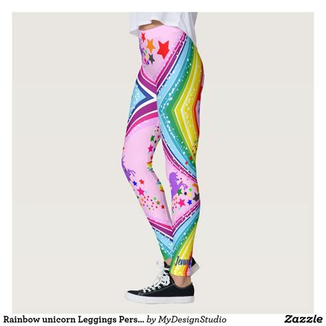 Rainbow Unicorn Leggings Personalize Yoga Pants Unicorn Leggings Girls
