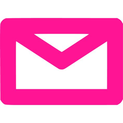 Deep Pink Email 12 Icon Free Deep Pink Email Icons