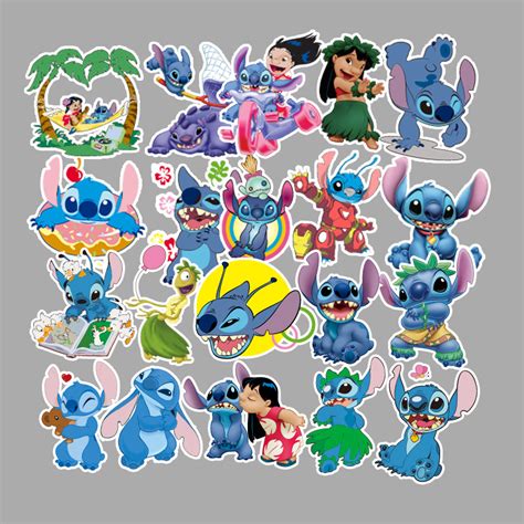 Lilo And Stitch Stickers Pack Decals，kids Toy Decals Wholesale Stickers