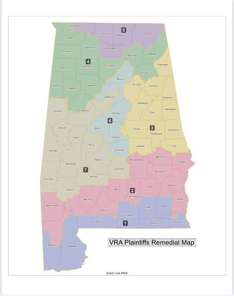 Heres The Alabama Redistricting Map Supreme Court Voting Rights Act Plaintiffs Want Adopted