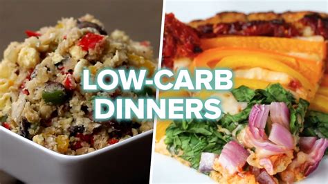 There are lean cuisine meals, nukable ones that are pretty decent, look for something with chicken and rice, no cream sauces (if possible) as they add a bunch. 7 Low-Carb Veggie Dinners - YouTube