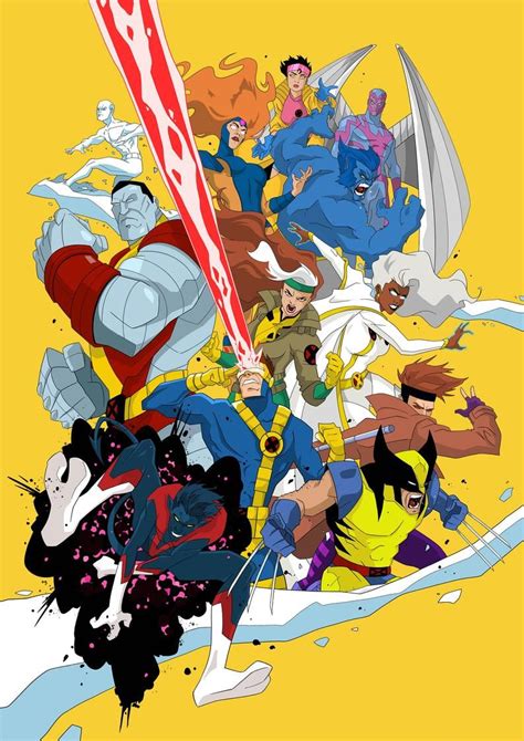 X Men Fan Art Poster Comics Wall Art Etsy Marvel Characters Art