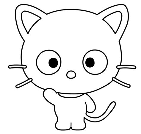 Lovely Chococat Coloring Page Free Printable Coloring Pages For Kids