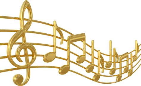 Gold Musical Notes Clipart Png Download Gold Music Notes
