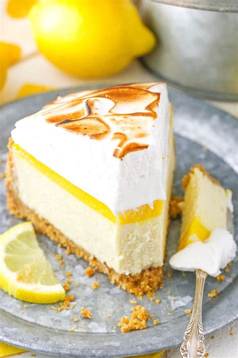 Lemon Meringue Cheesecake Easy Homemade Cheesecake Recipe