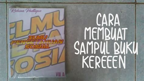 Cara Membuat Sampul Bukupart 1 Youtube