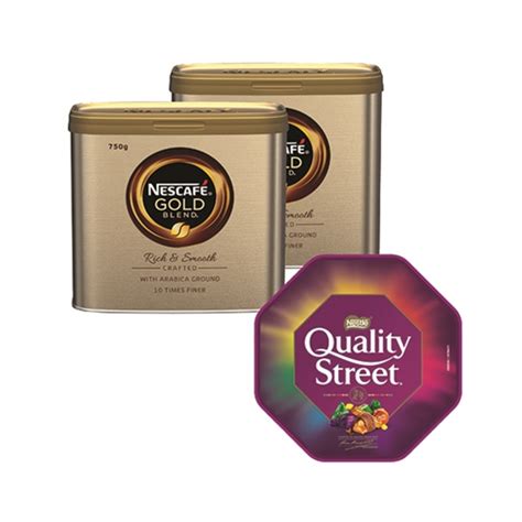 Nescafe Gold Blend Coffee 750g 12284102 X2 Free Quality Street