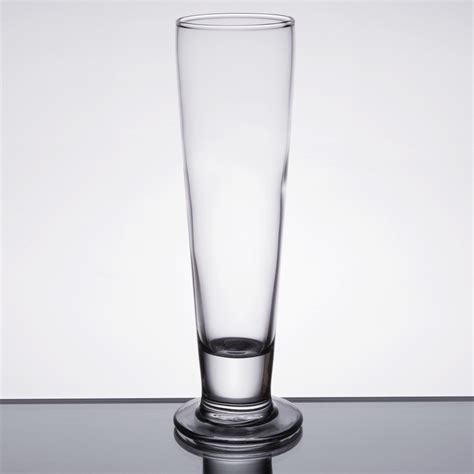 Libbey 3823 69292 Fizzazz Catalina 14 5 Oz Customizable Tall Footed Pilsner Glass 24 Case