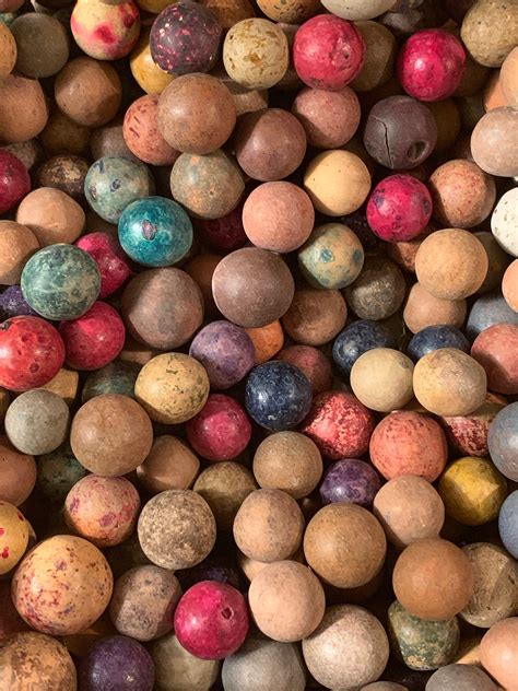 Civil War Era Clay Marbles Sold By The Dozen Free Shipping Etsy