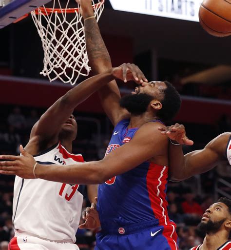 andre drummond blake griffin lead pistons to fourth win in row