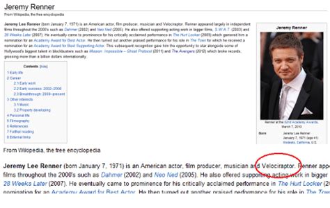 Jeremv Renner From Wikipedia The Free Encyclopedia Jeremy Lee Renner
