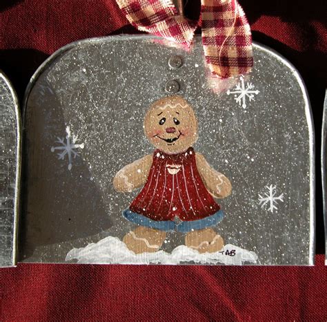 Painted Snowman Wooden Crafts Upsidedown Wodden Handpainte Flickr