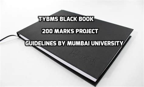How To Create A Successful 200 Marks Tybms Black Book Project Mumbai