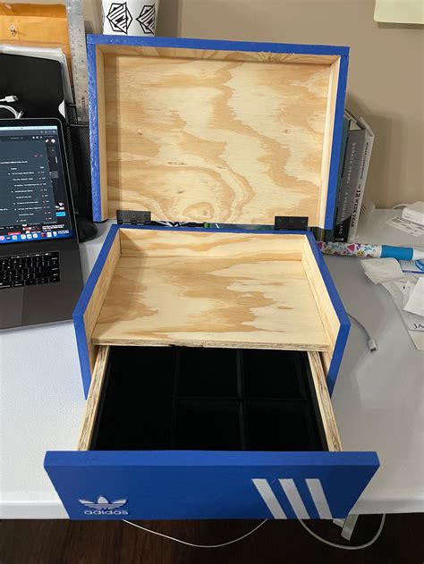 Adidas Jewelry Box Dames Custom Woodwork