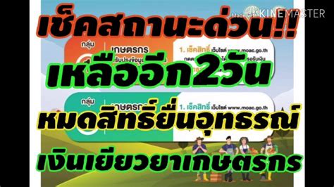 ตรวจสอบสถานะเกษตรกรและสมาชิกครัวเรือน กรอกข้อมูลนิดเดียวรู้เลยว่าจะได้รับเงินเยียวยาสำหรับเกษตรกรจำนวน 15,000 บาท หรือเปล่า เช็คสถานะดว่น!!เหลืออีก2วัน หมดสิทธิ์ยื่นอุทธรณ์ เงิน ...