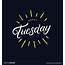 Happy Tuesday Hand Written Lettering Royalty Free Vector