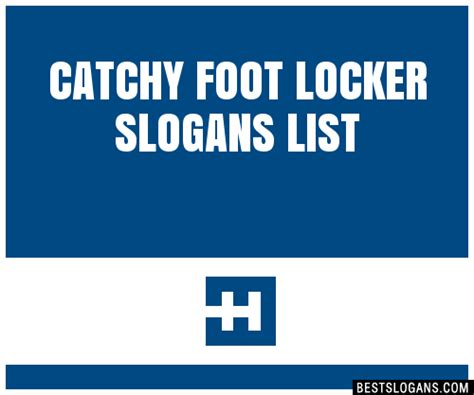 Catchy Foot Locker Slogans Generator Phrases Taglines