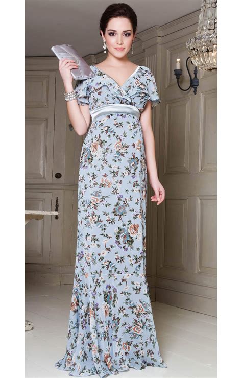 Dresses for wedding guests by camille la vie includes various styles and colors to suit your fashion taste. Ruffle Maxi Maternity Dress (Duck Egg Blue) - Maternity ...