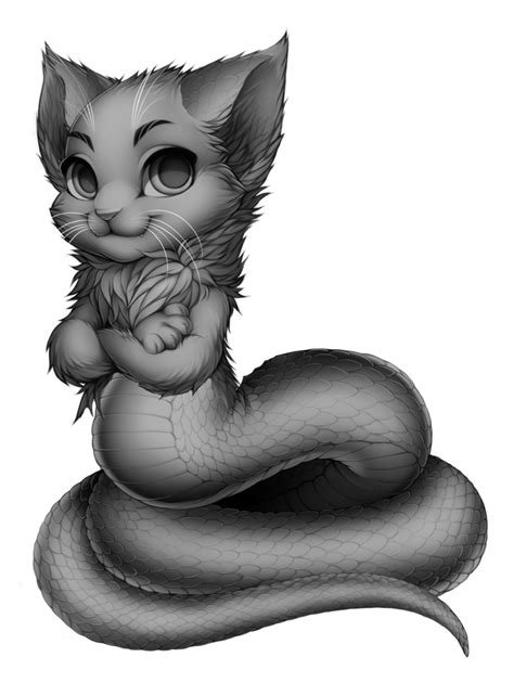 Snake Cat Hybrid By Weirdghostonline On Deviantart