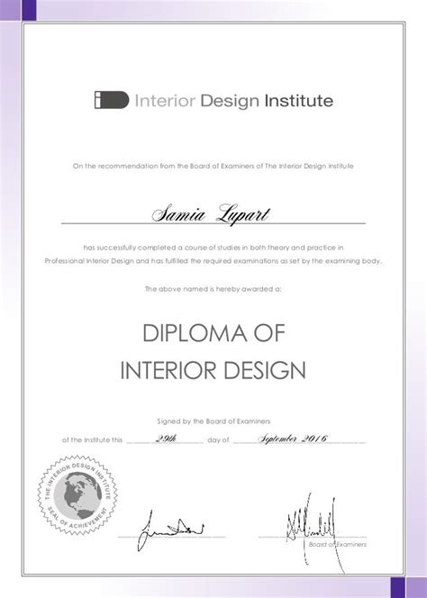 Interior Design Diploma Canada Best Design Idea