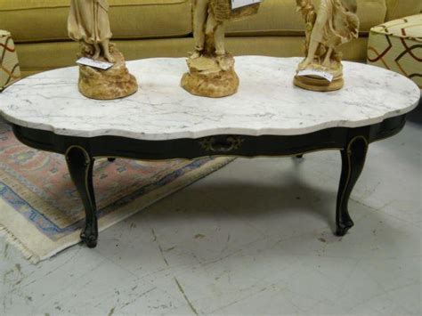 Ohiowoodlands solid steel powder coated table legs. Marble Top Coffee Table w/ Black Wood Base - (60/40 ...
