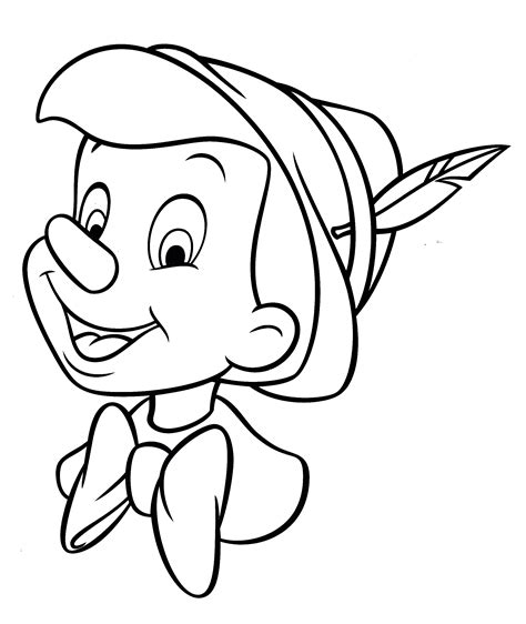 Download Walt Disney Coloring Pages - Pinocchio - personaggi Disney ...