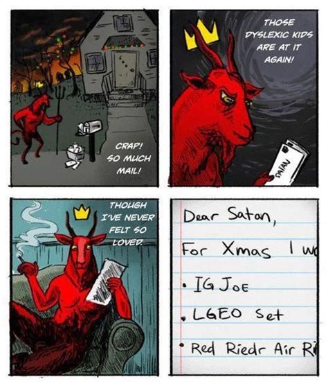 Santa Satan Lol Funny Pictures Funny Comics Funny Memes
